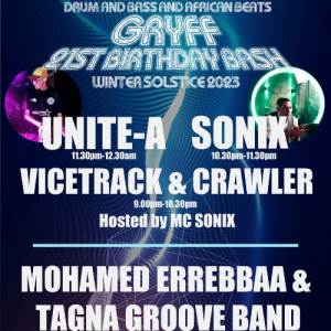 Gryff 21st Birthday Bash - Mohamed Errebbaa & Tagna Groove Band