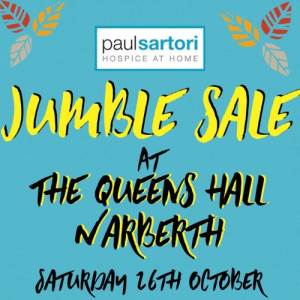 Paul Sartori Jumble Sale