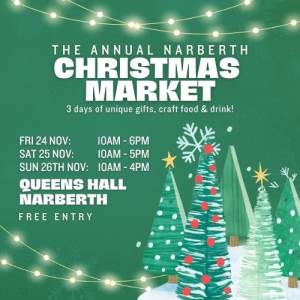 Queens Hall Narberth Christmas Market 2023